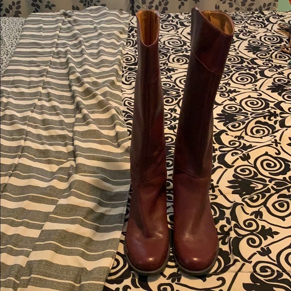 Nine West Leather Riding Boots - Picture 2 of 8